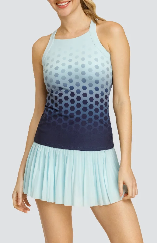 Zoraya Tank - Blue Hex Ombre