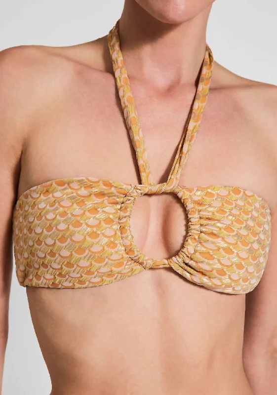 Reese Bikini Top In Moroccan Sunrise