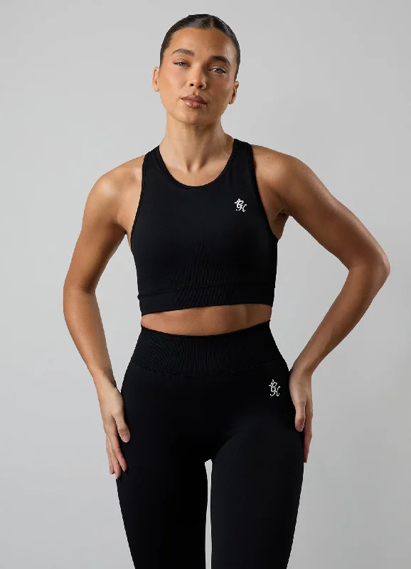 Gym King Elevate Seamless Tank - Black