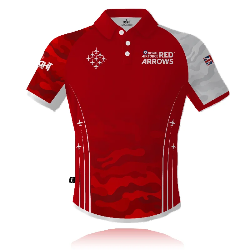 Red Arrows 2025 V1 (Red) - Tech Polo