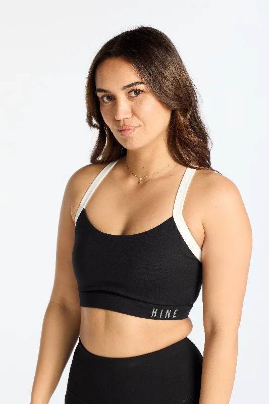 DEFINE SPORTS BRA CONTRAST ONYX