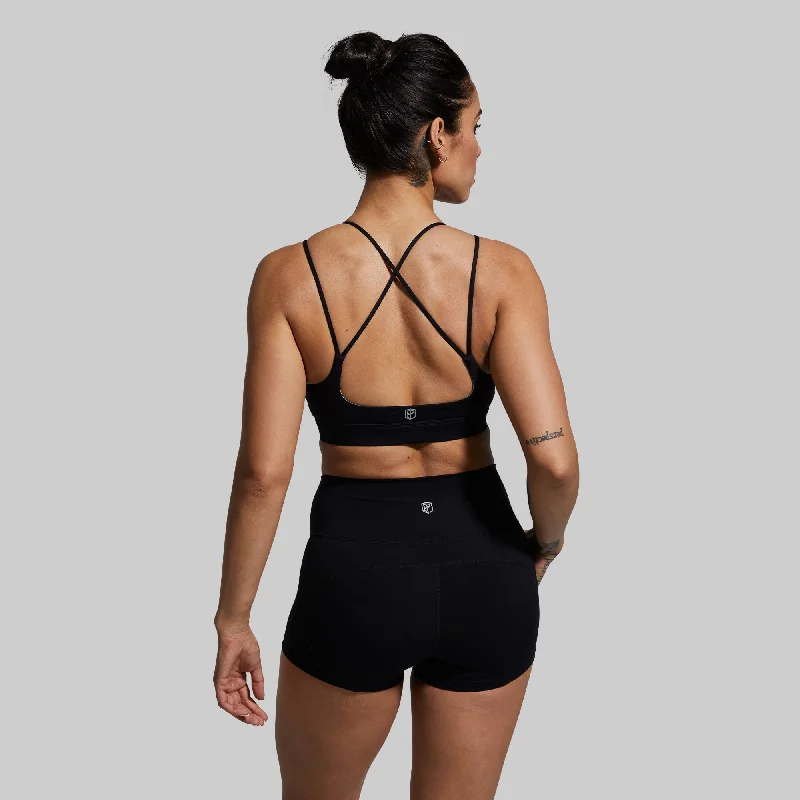 Exhale Sports Bra (Black)