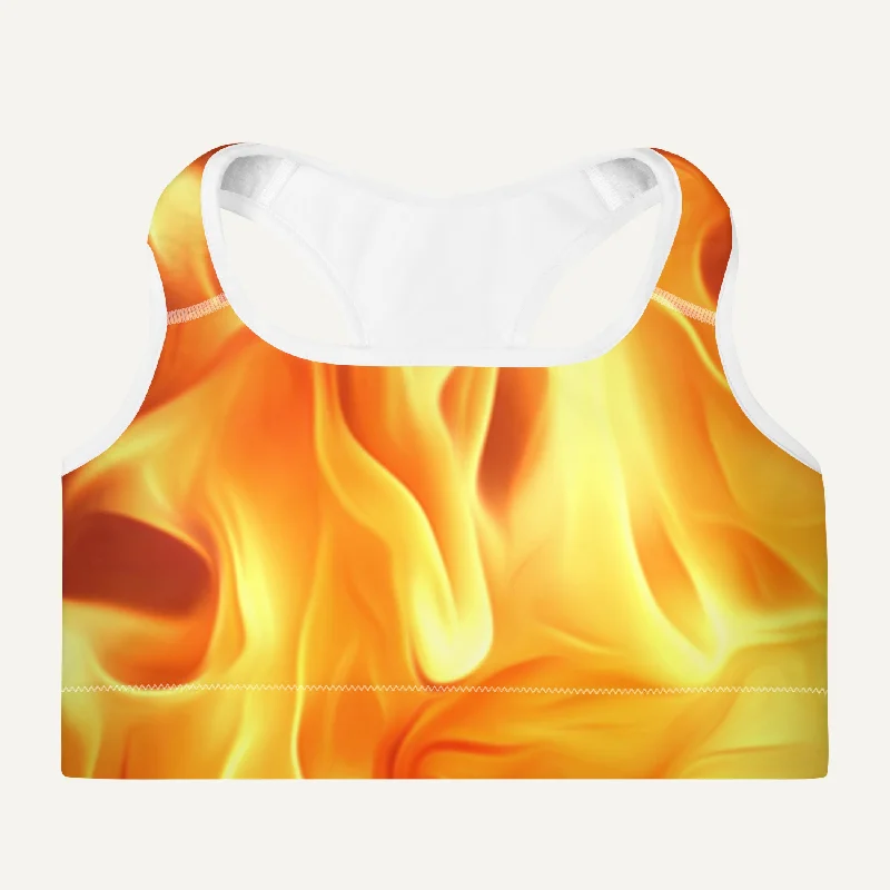 Fire Padded Sports Bra