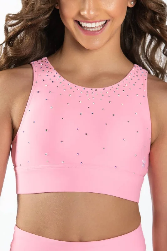 James Sports Bra in Orchid Pink