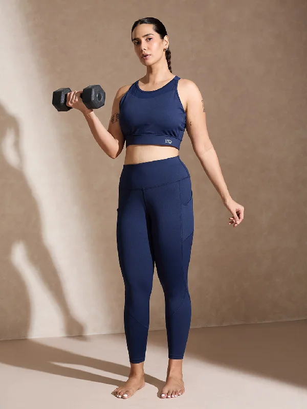 Navy Ultimate Sports Bra & Aura Leggings