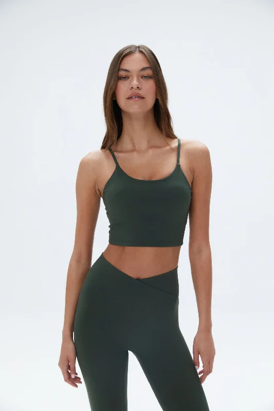 Ultimate Tank Bra - Dark Olive