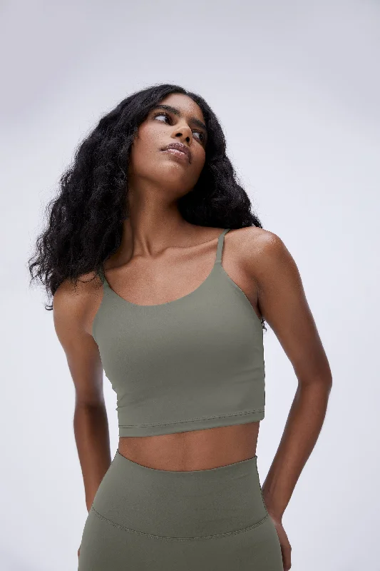 Ultimate Tank Bra - Olive Green