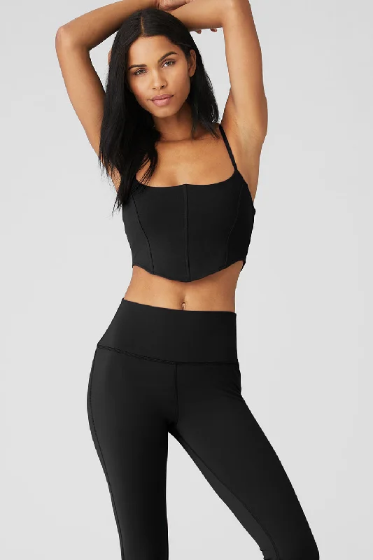 Soft Sculpt Bra Tank - Black