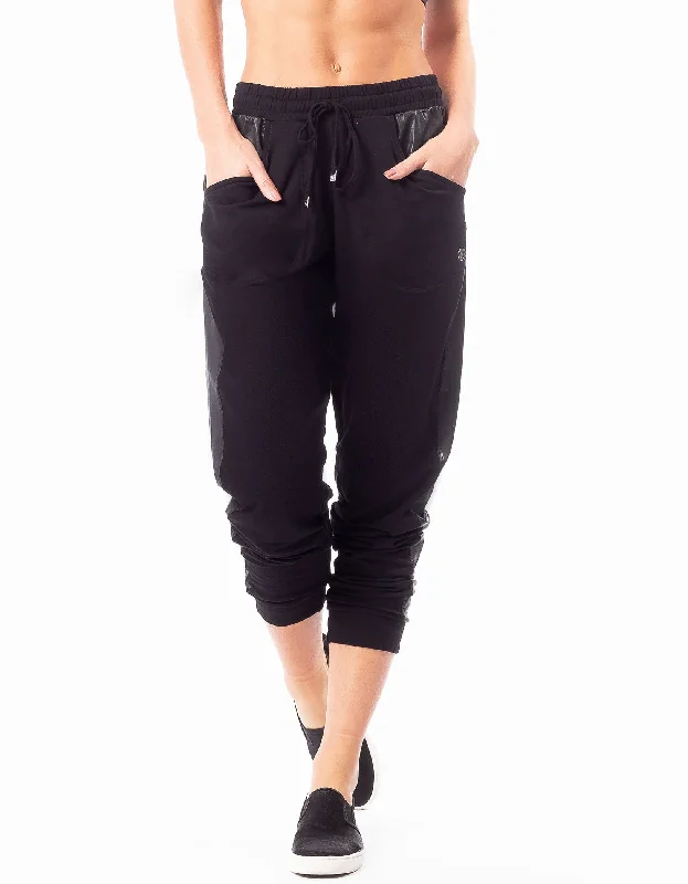 3/4 Dance Pants - Black