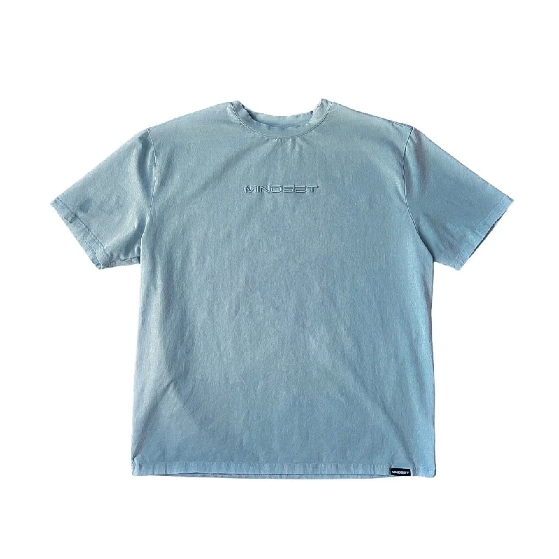 Embroidered Logo Tee Blue