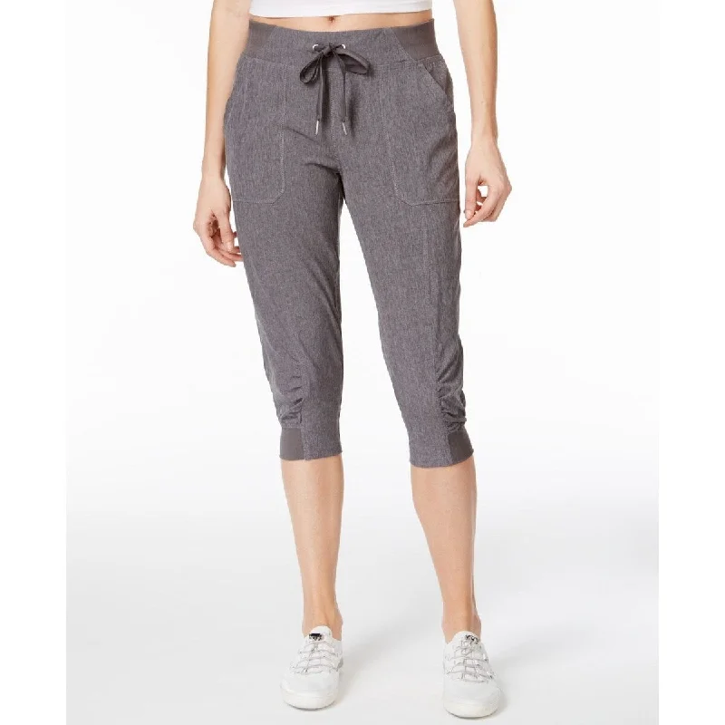 Calvin Klein Women's Commuter Active Capri Pants Grey Size Small