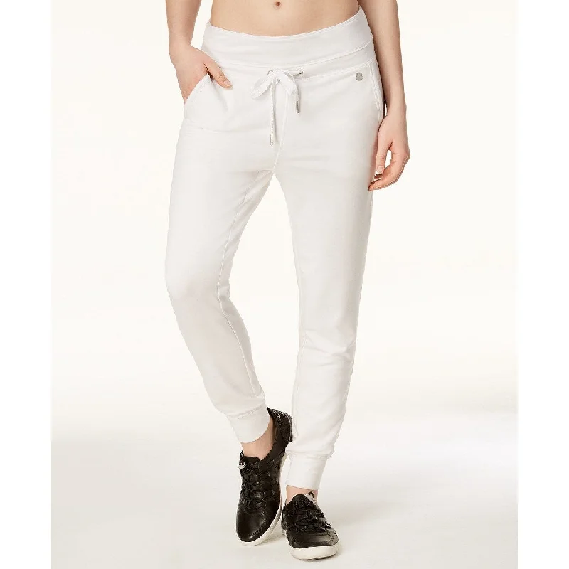 Calvin Klein Women's Performance Slim Joggers Sweat Pants White XL - Black - xl (16)