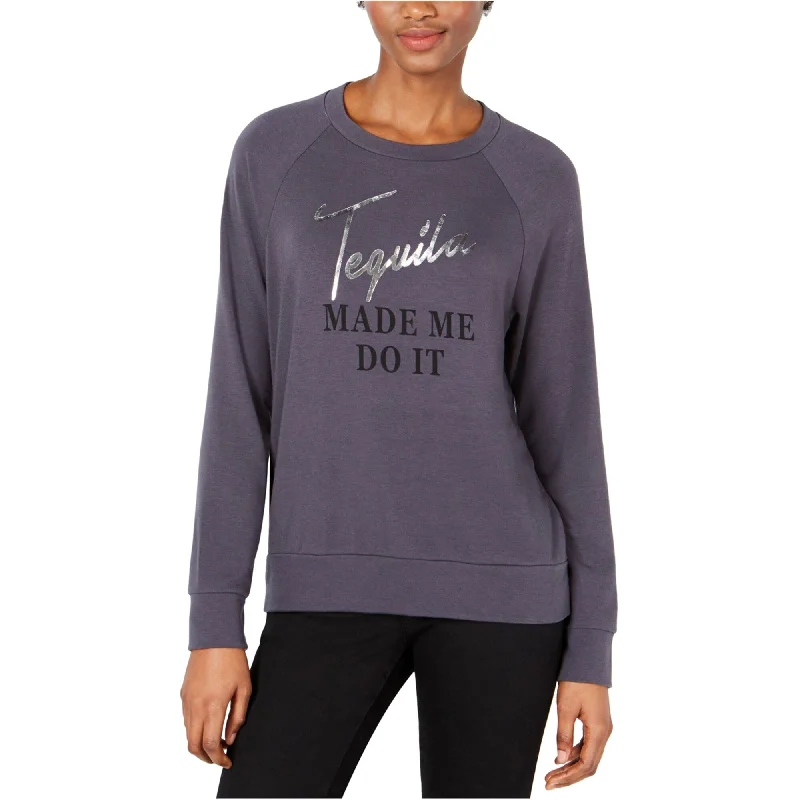 Carbon Copy Womens Tequila Sweatshirt, Grey, X-Small