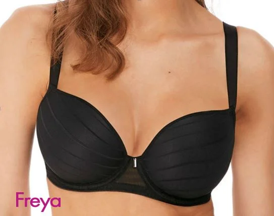 FREYA AA3160BLK CAMEO UNDERWIRE T SHIRT PLUNGE