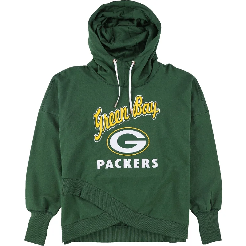 G-III Sports Womens Green Bay Packers Hoodie Sweatshirt, Green, Small