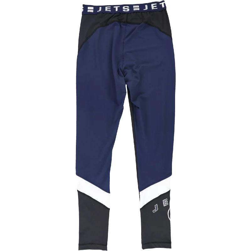 G-III Sports Womens Winnipeg Jets Compression Athletic Pants, Blue, Medium