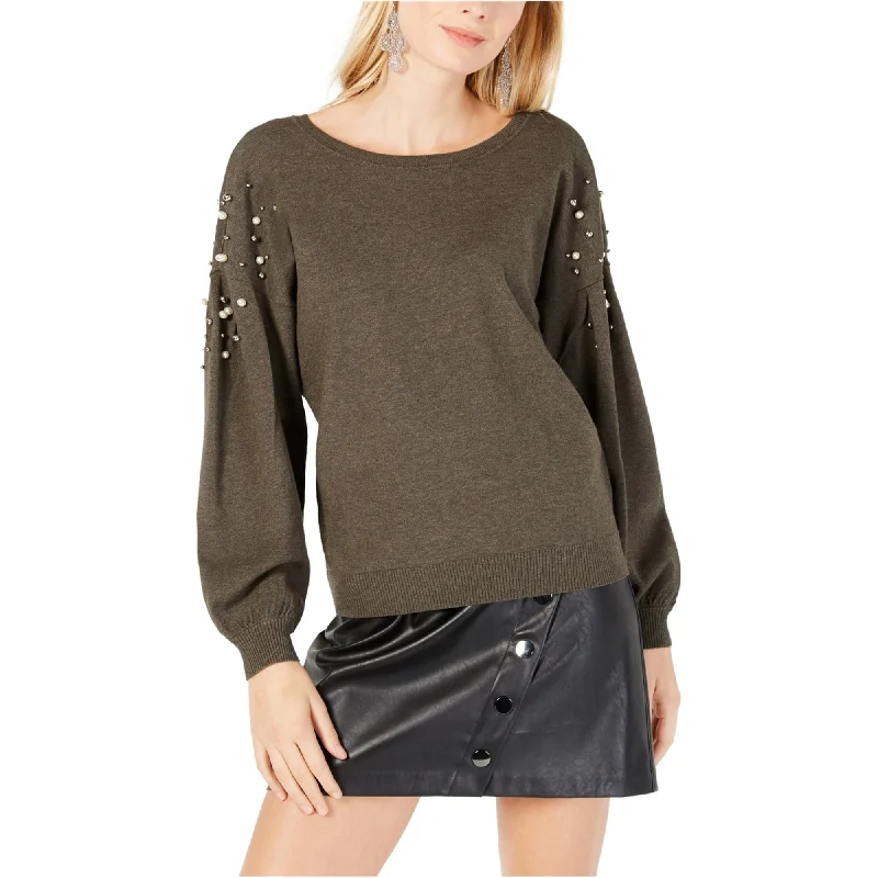 I-N-C Womens Pearl Drop Sweatshirt