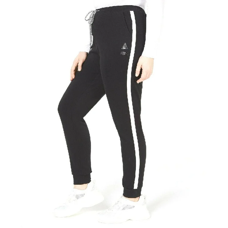 Lala Anthony Women's Plus Trendy Side-Stripe Jogger Pants Size 3 Extra Large - Black - XXX-Large