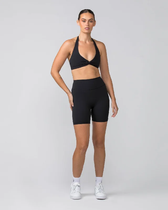 Liberty Zero Rise Bike Shorts - Black