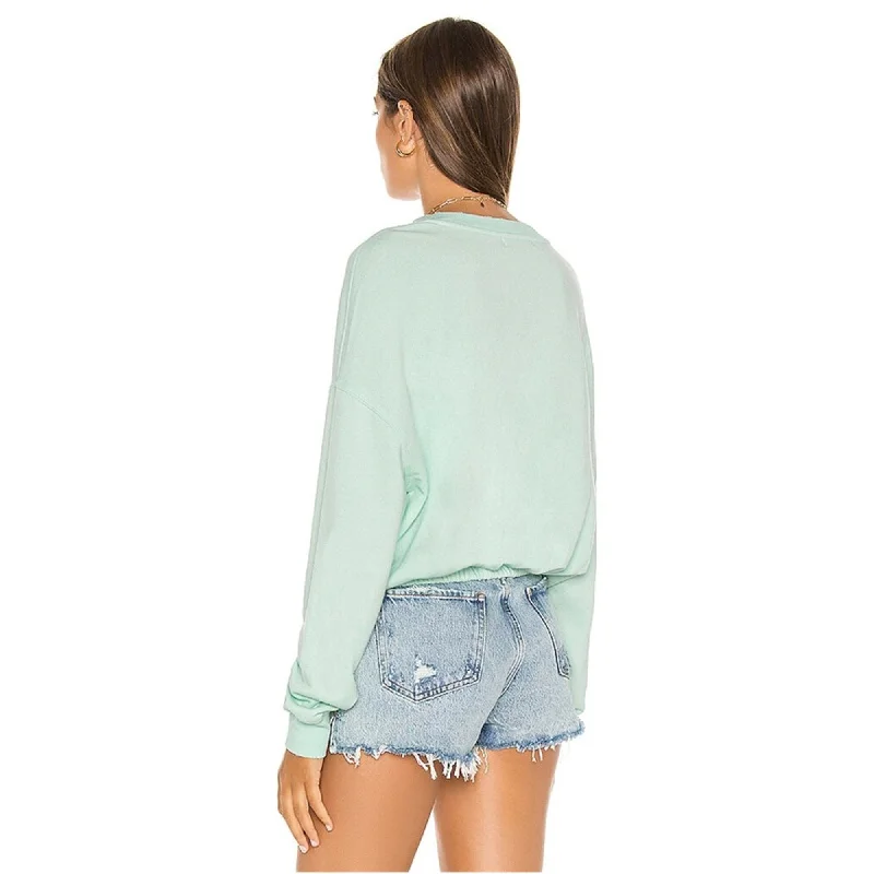 n:philanthropy Womens Moni Sweatshirt, Green, X-Large