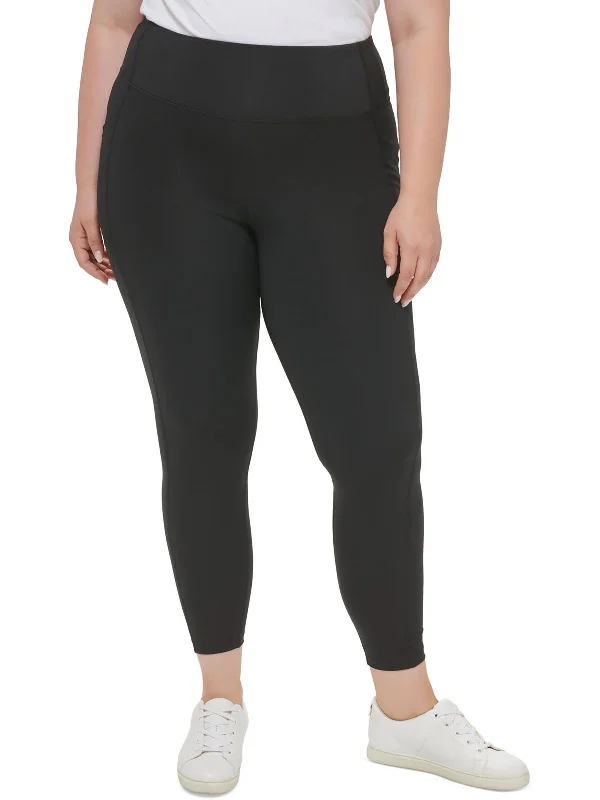 Plus Womens Fitness Workout Athletic Leggings