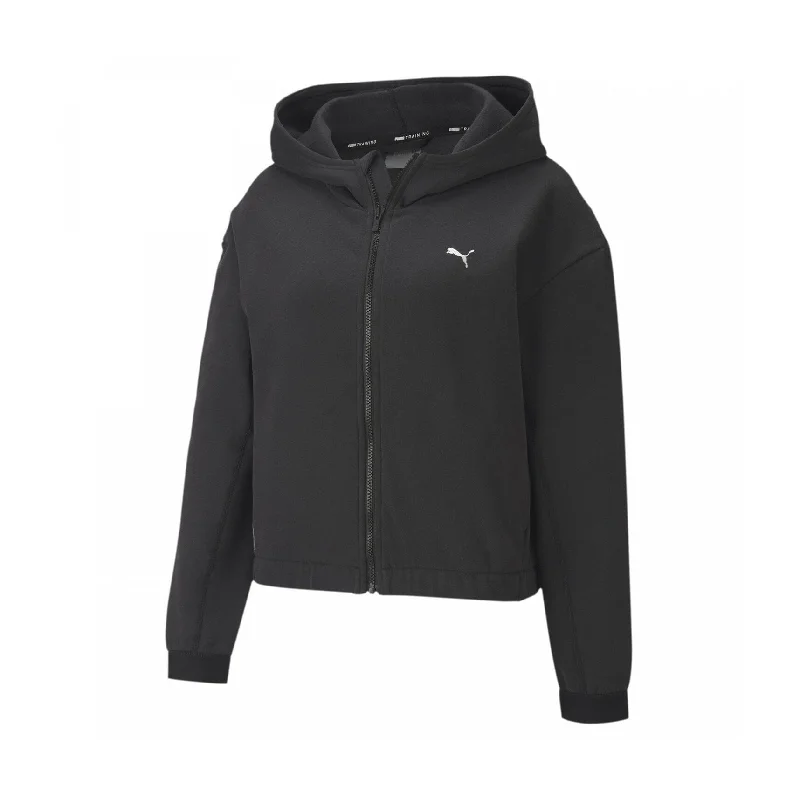 Puma Womens Train Favorite Hoodie Sweatshirt, Black, Small