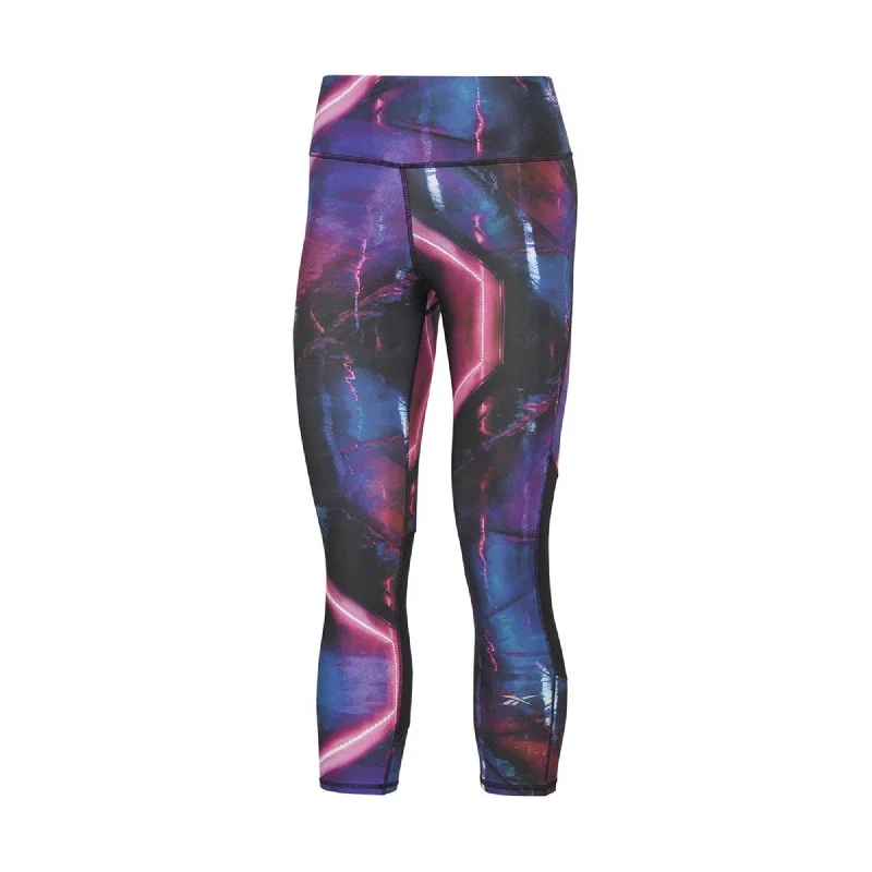 Reebok Womens One Series Running Compression Athletic Pants, Multicoloured, X-Small