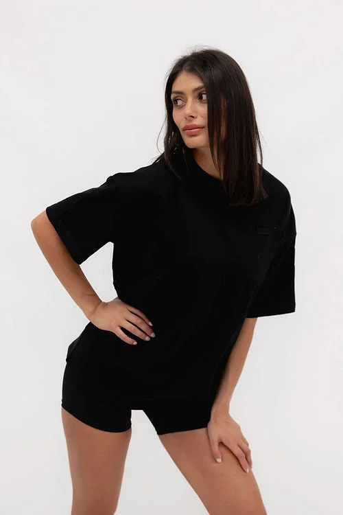 The Gabriel Oversized Tee - Black