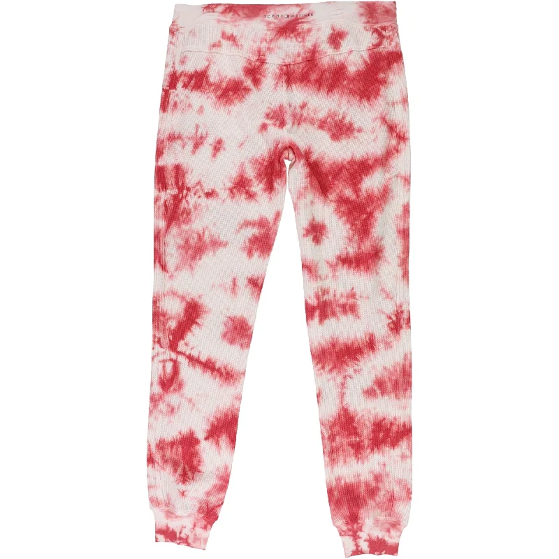 Tommy Hilfiger Womens Kansas City Chiefs Athletic Jogger Pants, Pink, Small