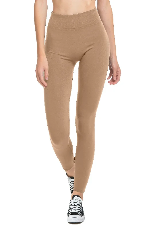 SOFRA LADIES FLEECE LINED LEGGINGS (TX700)