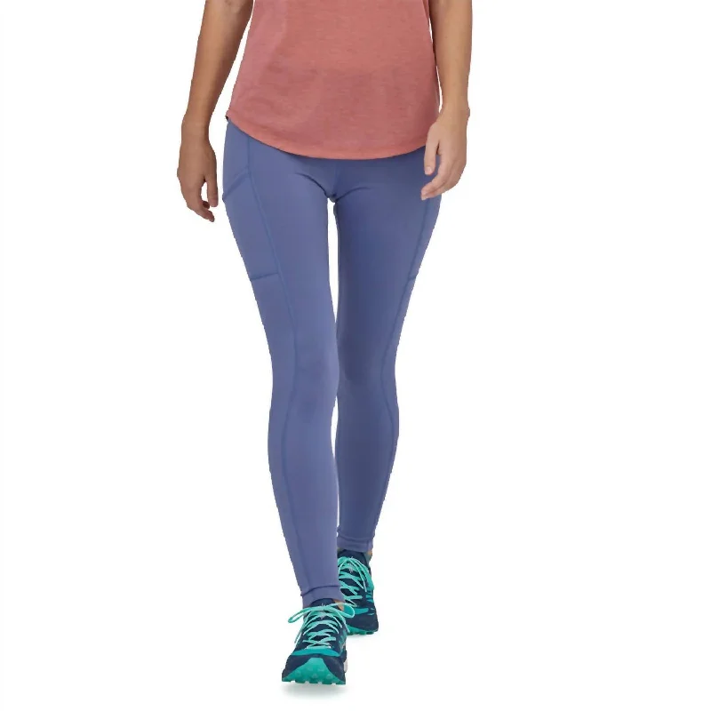 Women's Pack Out Tights Leggings In Current Blue